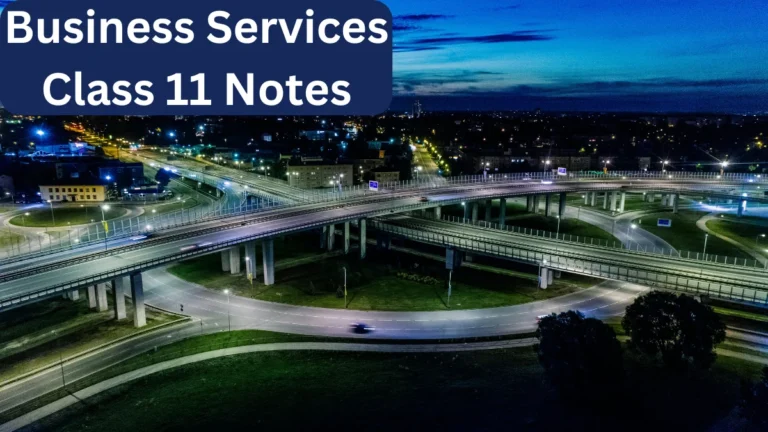 Business Services Class 11 Notes