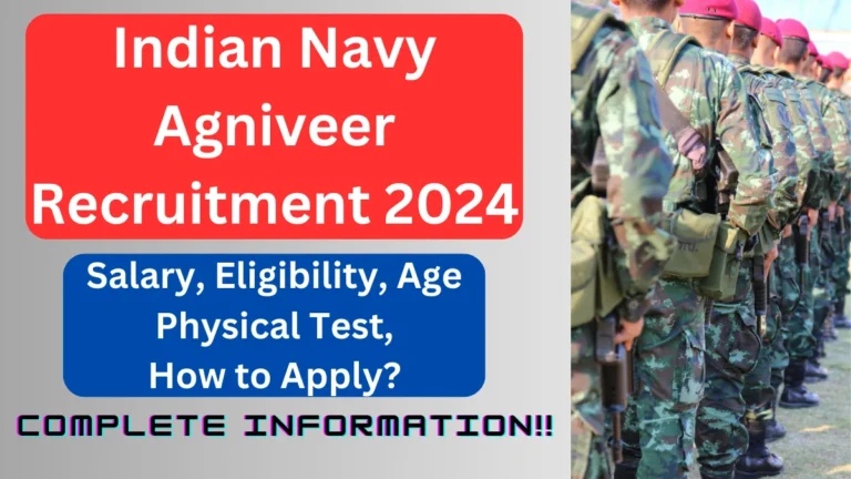 Indian Navy Agniveer Recruitment 2024
