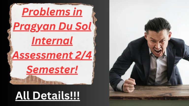 Problems in Pragyan Du Sol Internal Assessment 2/4 Semester