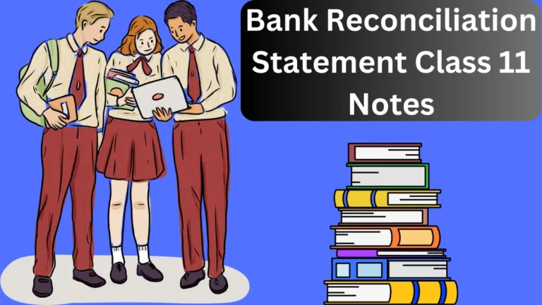 Bank Reconciliation Statement Class 11 Notes