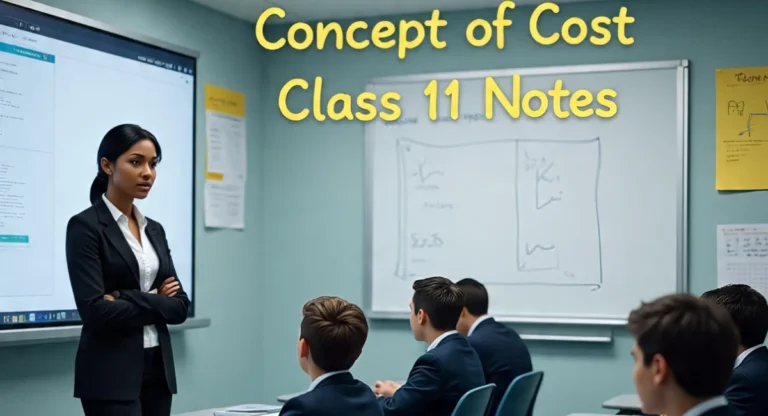 Concept of Cost Class 11 Notes 2025