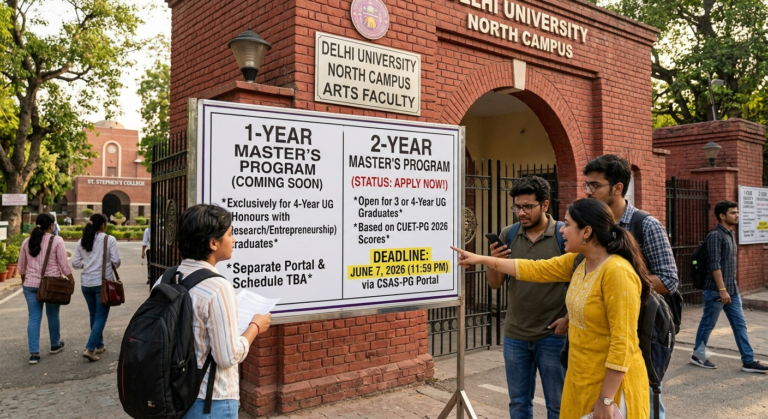 DU PG Admission 2026: 1-Year vs. 2-Year Programs Explained